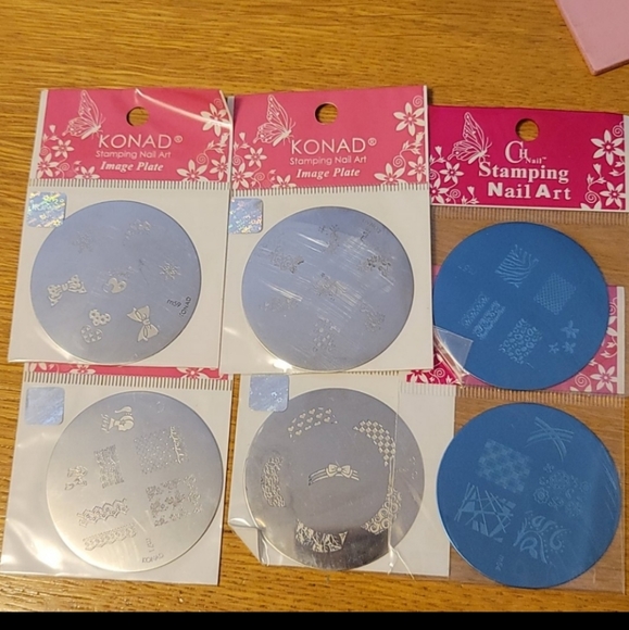Stamping Nail Set + 6 additional plates - Picture 14 of 16